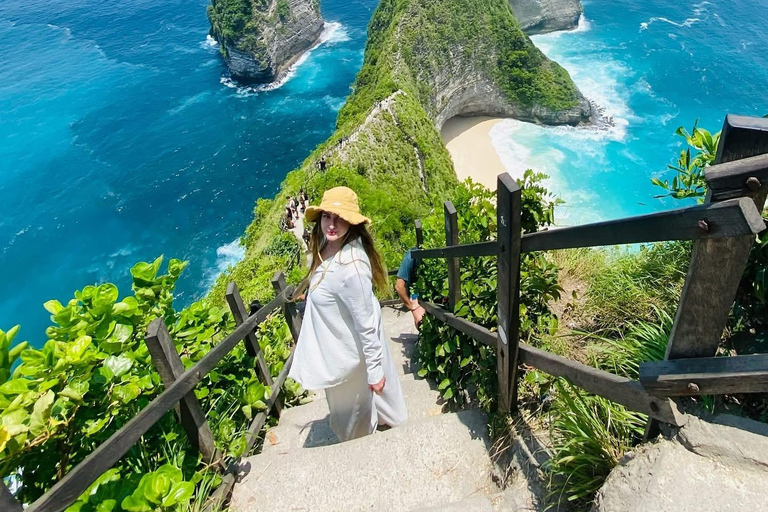 From Bali: Private Tour Highlights East and West Nusa Penida Meeting Point at Sanur Harbour