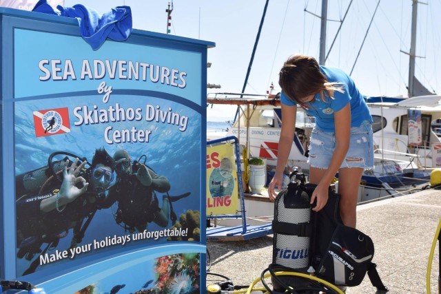 Visit Skiathos Scuba Diving prive programme for absolute beginners in Alonissos, Grèce