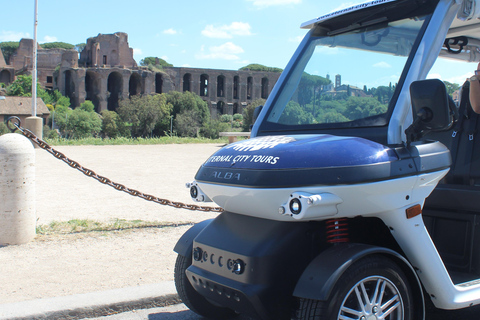 Roma: Tour particular personalizável em um carrinho de golfe elétrico