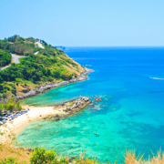 Phuket: Nade na Praia Ya-Nui, no Cabo PromThep e na Cidade Velha de Phuket