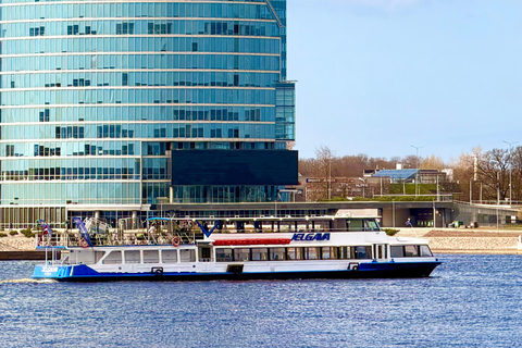 Riga Hop-On Hop-Off Bus and River Cruise Combo Ticket