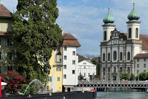 Lucerne: Private Transfer to Geneva with Montreux Stop