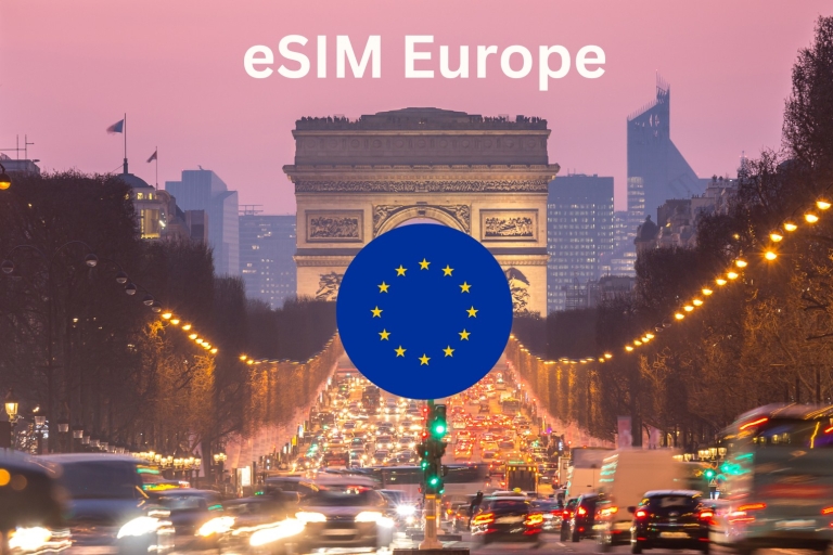 Europa eSIM voor reizigers - Het beste internetdata-abonnement van EuropaEuropa eSIM voor reizigers - 1 GB 7 dagen