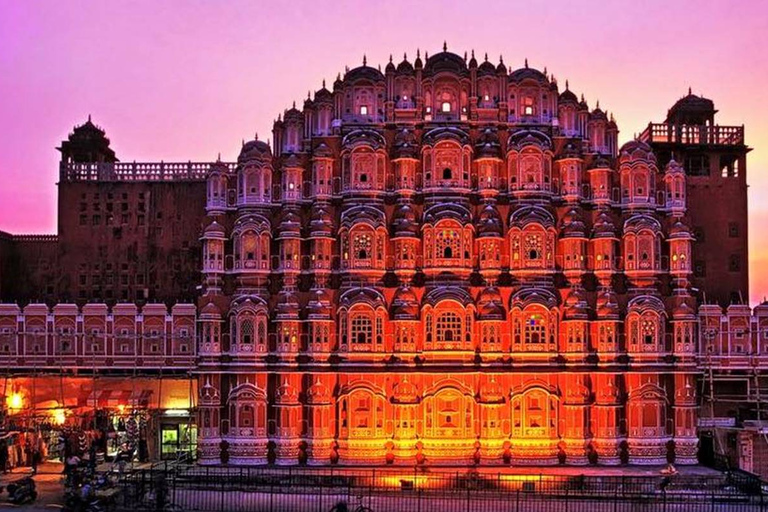 3-daagse luxe Gouden Driehoek Tour Agra en Jaipur vanuit DelhiAuto + chauffeur + gids + tickets + 5-sterrenhotel