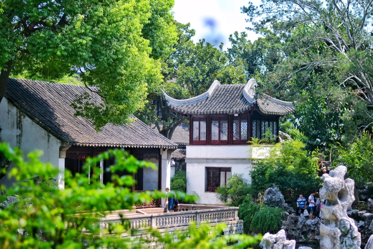 Suzhou: Gärten und Tongli oder Zhouzhuang WasserstadtEinfache Tour nur mit Guide und Transfer, ohne Ticket und Mittagessen