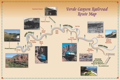 From Sedona: Vintage Railroad Car Tour of Verde Canyon Sedona: Starlight & Moonlight Verde Canyon Railroad