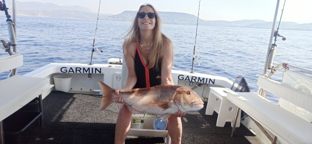 Visit Athens Fishing Trip Experience on a Boat with Seafood Meal in Cape Sounion