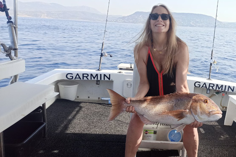 Athènes : Expérience de pêche sur un bateau avec repas de fruits de mer