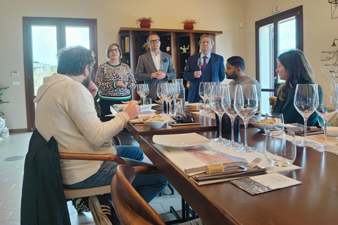 Dégustation de vins sur le versant sud de l'Etna