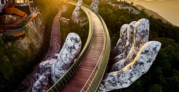 Da Nang/Hoi An: Golden Bridge Sunset & Night All-Inclusive