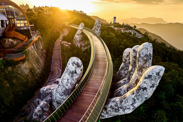 Da Nang/Hoi An: Golden Bridge Sunset & Night All-Inclusive Golden Bridge Sunset All-Inclusive - Da Nang Pickup