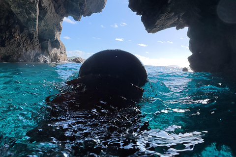 Madeira: Coasteering-äventyr med snorkling, med upphämtning