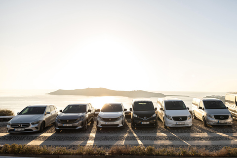Santorini: Private Car & Driver at Your Disposal 7-Hour Private Disposal Car and Driver