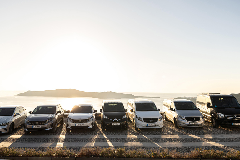Santorini: Private Car & Driver at Your Disposal 7-Hour Private Disposal Car and Driver