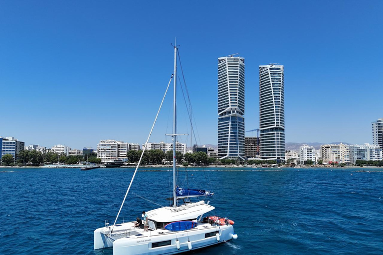 Limassol: Luxury Private Cruises with Catamaran Lagoon 40 Limassol: Luxury Private Half-Day Catamaran Cruise