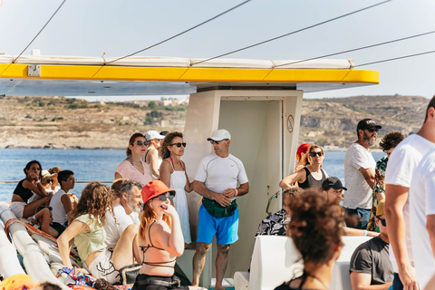 Malta: Gozo & Comino Islands, Blue Lagoon & Seacaves Tour Comino and Gozo islands - Boat Only