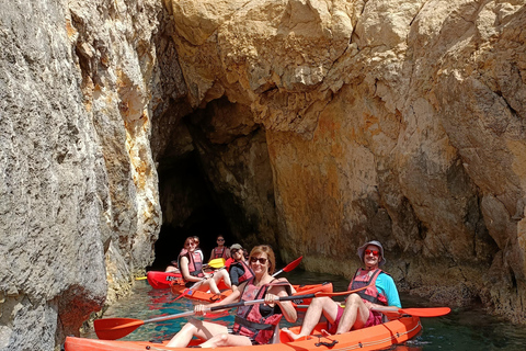 Gozo: 1 Hour Kayak plus +Cave Tour + Drop off Blue Lagoon Gozo: 1 Hour Kayak + Cave Tour + Blue Lagoon Drop off