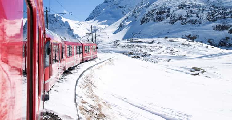 From Milan: Bernina Train Guided Tour to St. Moritz photo 2
