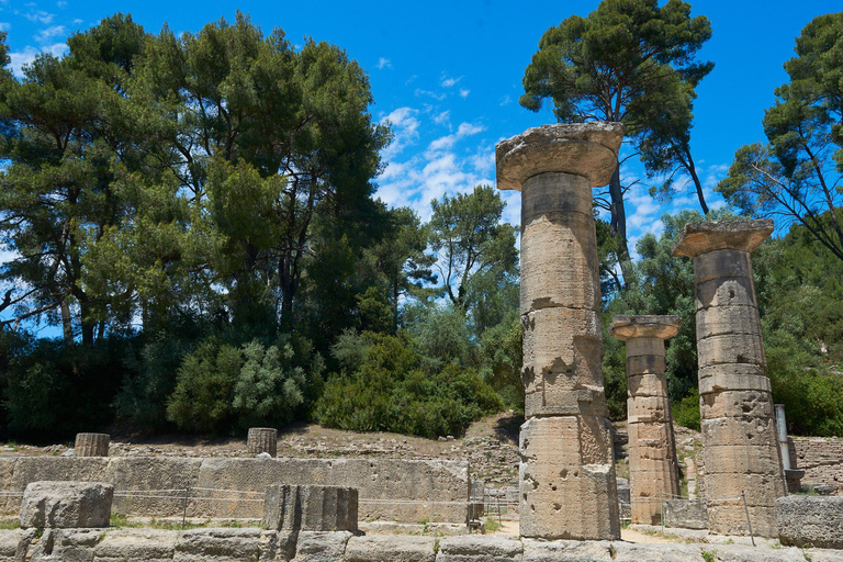 Site et musée de l'ancienne Olympie, visite privée d'Athènes et déjeuner