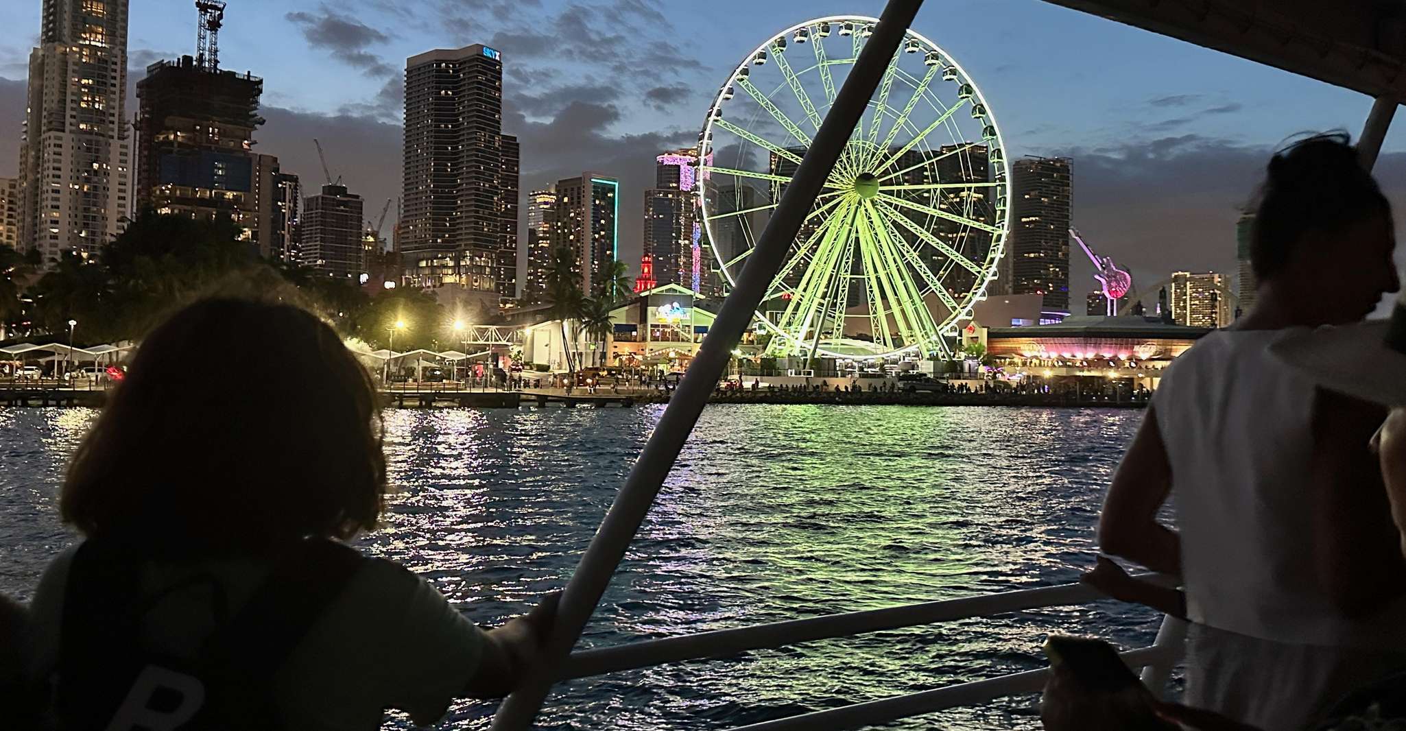 Miami Evening Boat Past Millionaire Homes on Water Taxi photo 9