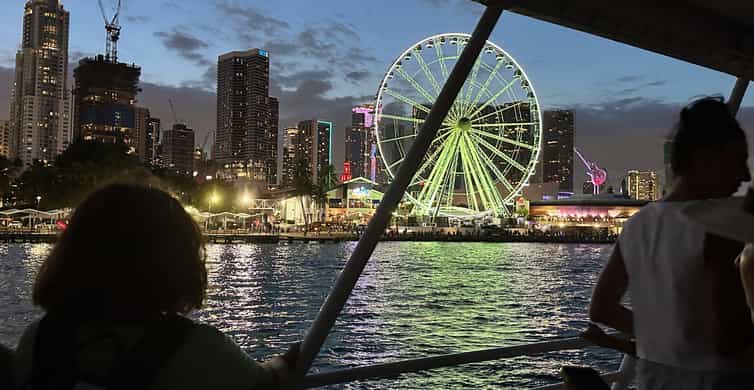 Miami Evening Boat Past Millionaire Homes on Water Taxi photo 9