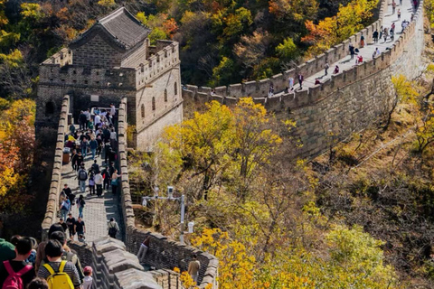 Mutianyu Great Wall w/Ticket+Peking Duck+Local Relax|Private Mutianyu Great Wall only Ticket+Shuttle Bus
