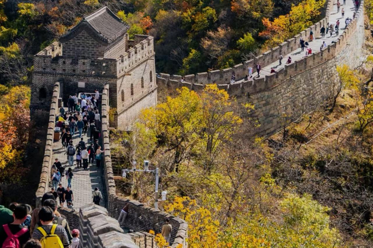 Mutianyu Great Wall w/Ticket+Peking Duck+Local Relax|Private Mutianyu Great Wall only Ticket+Shuttle Bus