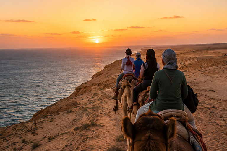 Dakhla: Sunset Camel Ride with Mint Tea and Photos