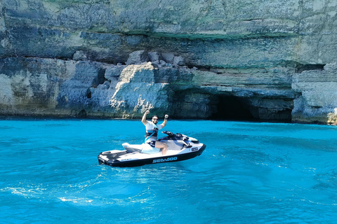 Safari de Jet Ski no Norte de Malta, incluindo a Lagoa Azul