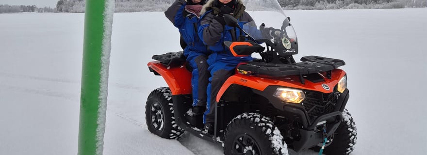 Kalix : aventure en quad en Laponie avec guide