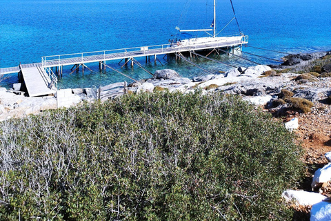 Heraklion: Dia Eiland Zeilcruise met SnorkelenPrivérondleiding van een halve dag