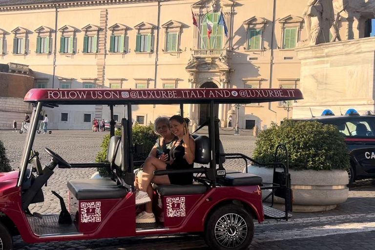 Excursion en voiturette de golf : Les points forts de RomeCircuit avec lieu de rendez-vous