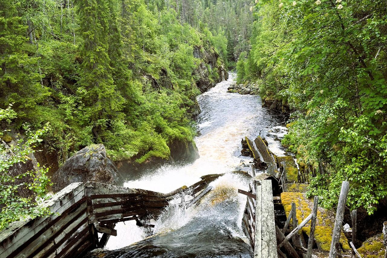 Rovaniemi to Ruka Roller Coaster & Korouoma Canyon Waterfall