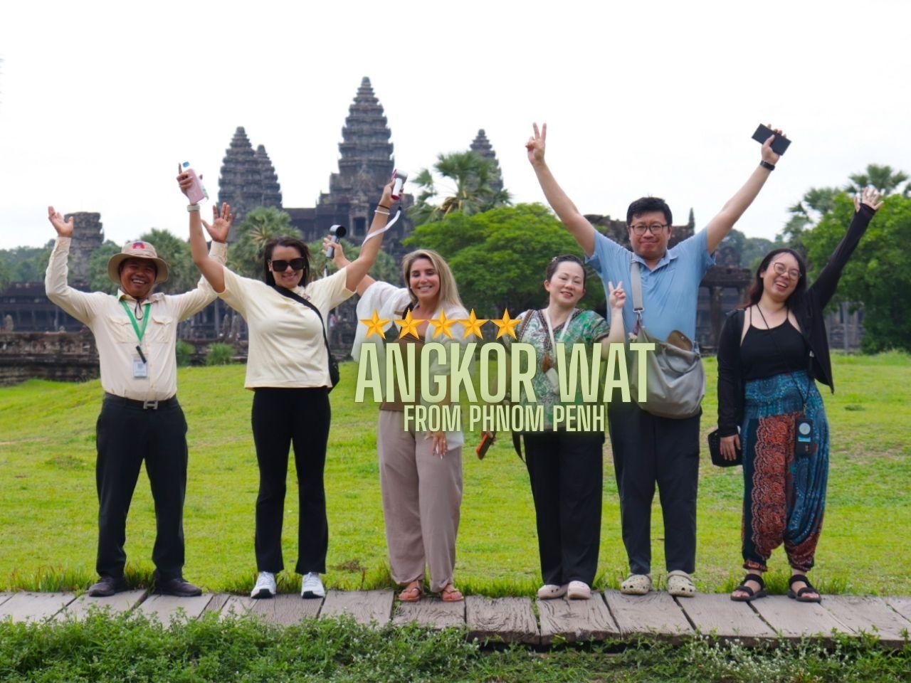 Tagestour von Phnom Penh nach Angkor Wat, Bayon & Ta Prohm