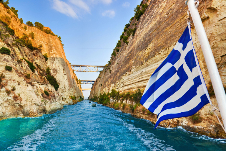 Excursion privée d&#039;une journée d&#039;Athènes à Nauplie par le canal de Corinthe