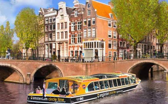 Amsterdam: 1,25-stündige Kanalfahrt nach Jordaan