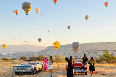 Cappadoce : Excursion privée en voiture classique avec option photoshoot