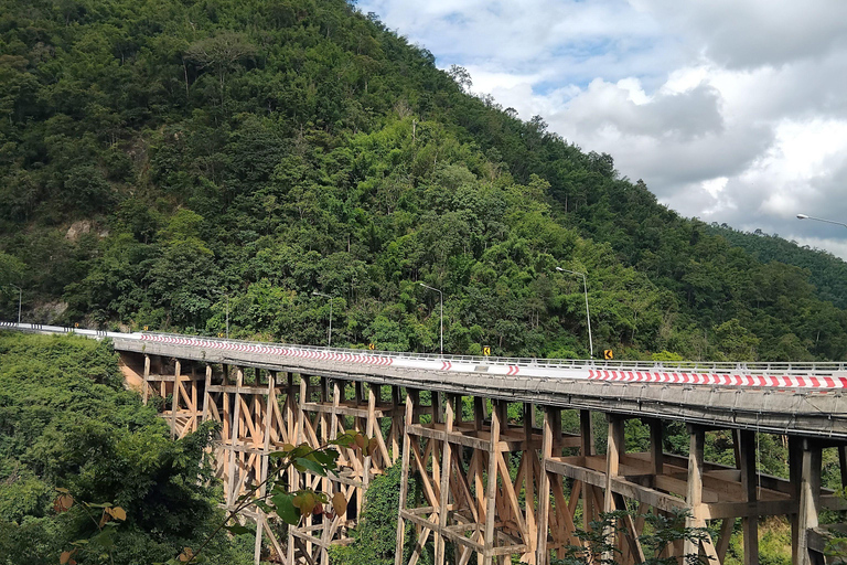 FromBangkok: Kanchanaburi Waterfall Day Trip with Train Ride