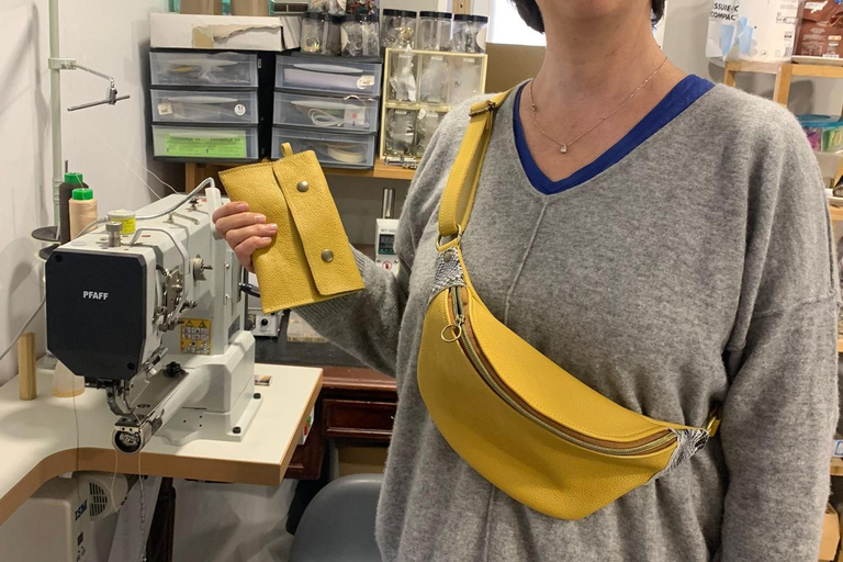 Create your own leather waist bag in Luberon area!