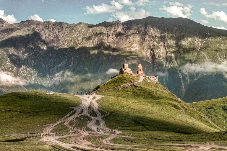 Kazbegi: Dariali Monastery, Gveleti Waterfall & Gergeti Tour