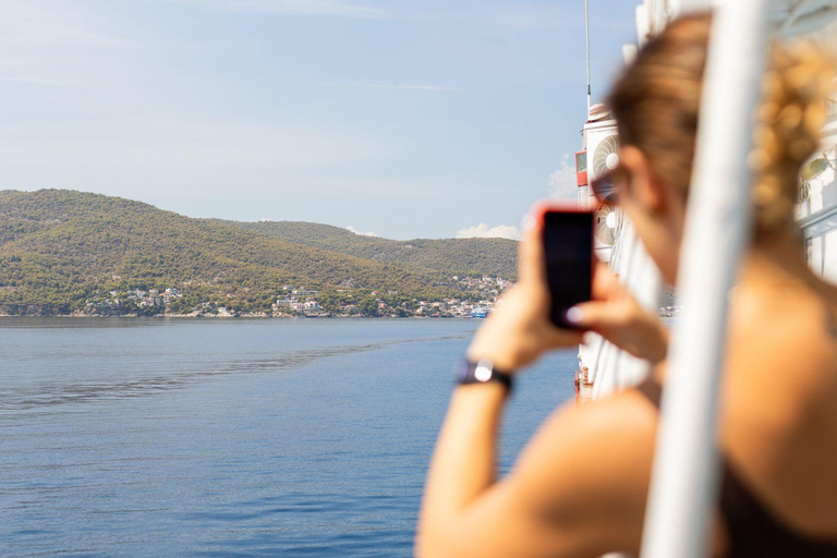 Athens: Aegina, Agistri & Metopi Swimming Cruise with lunch Cruise with Pickup From Select Hotels in Athens