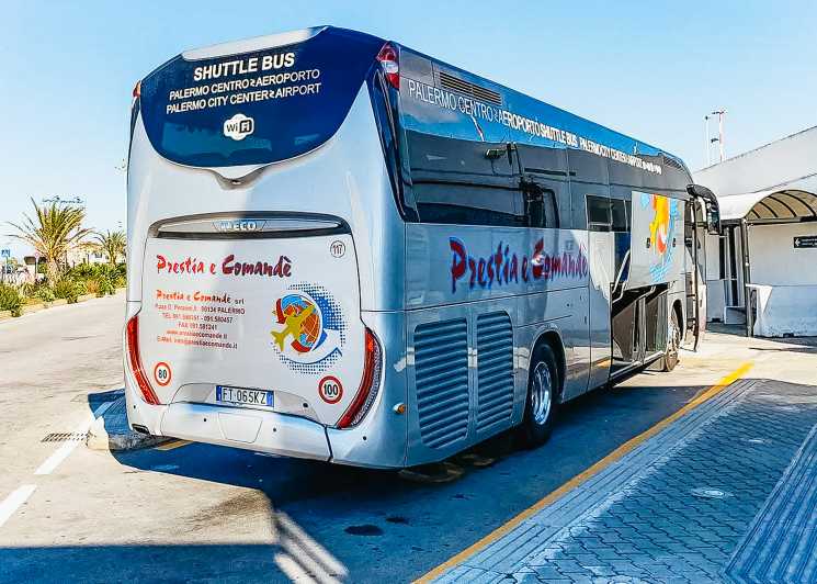 Palermo: Traslado de ônibus de/para o aeroporto e o centro da cidade
