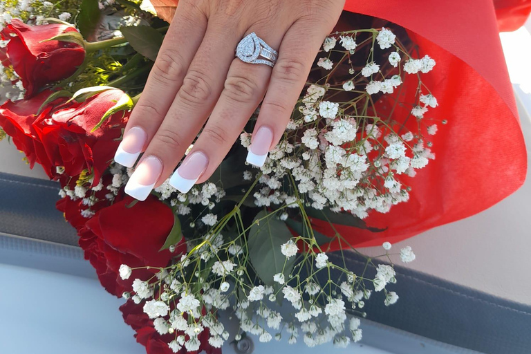 Santorini: Luxury private speedboat with food and drinks Daytime Speedboat Adventure