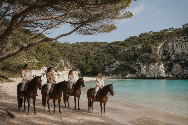 Menorca: Horseback Ride to Cala Mitjana Beach and Swim
