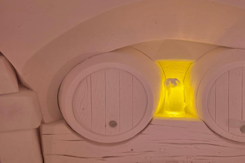 Levi: Private Snow Village tour. Northern lights possibility