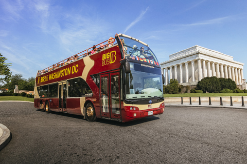 DC: Hop-On Hop-Off Sightseeing Tour by Open-top Bus 3-Day Ticket and Monuments Water Taxi Cruise