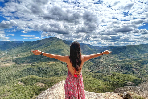 Monte Albán, hierve el agua, Mezcal y Teotitlán