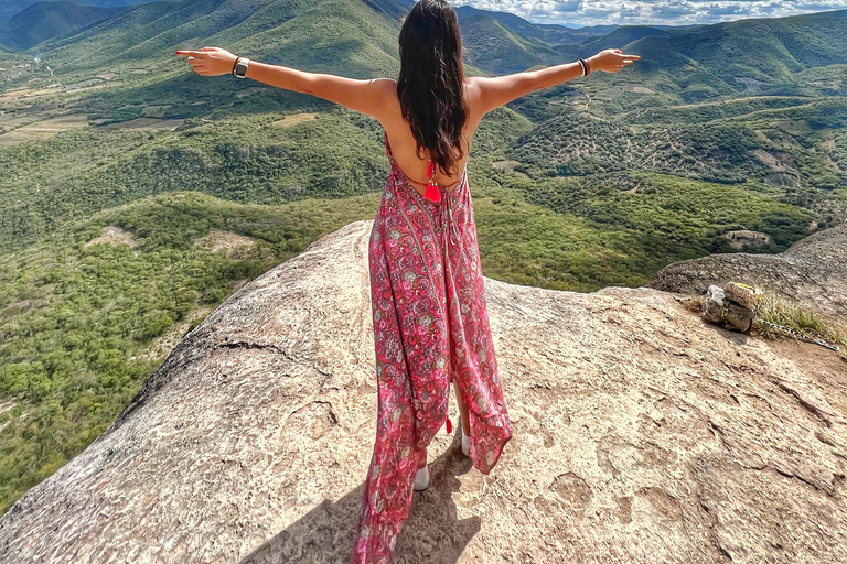 Monte Albán, hierve el agua, Mezcal y Teotitlán