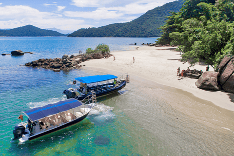 Wyspy Paraty: Łódź motorowa z nurkowaniemGrupowy rejs statkiem po morzu Paraty