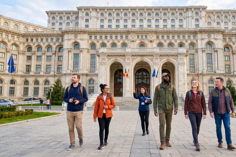 Bucharest's Palaces: Parliament, Ceaușescu & Village Museum COACH TOUR Audio guide in 24 languages